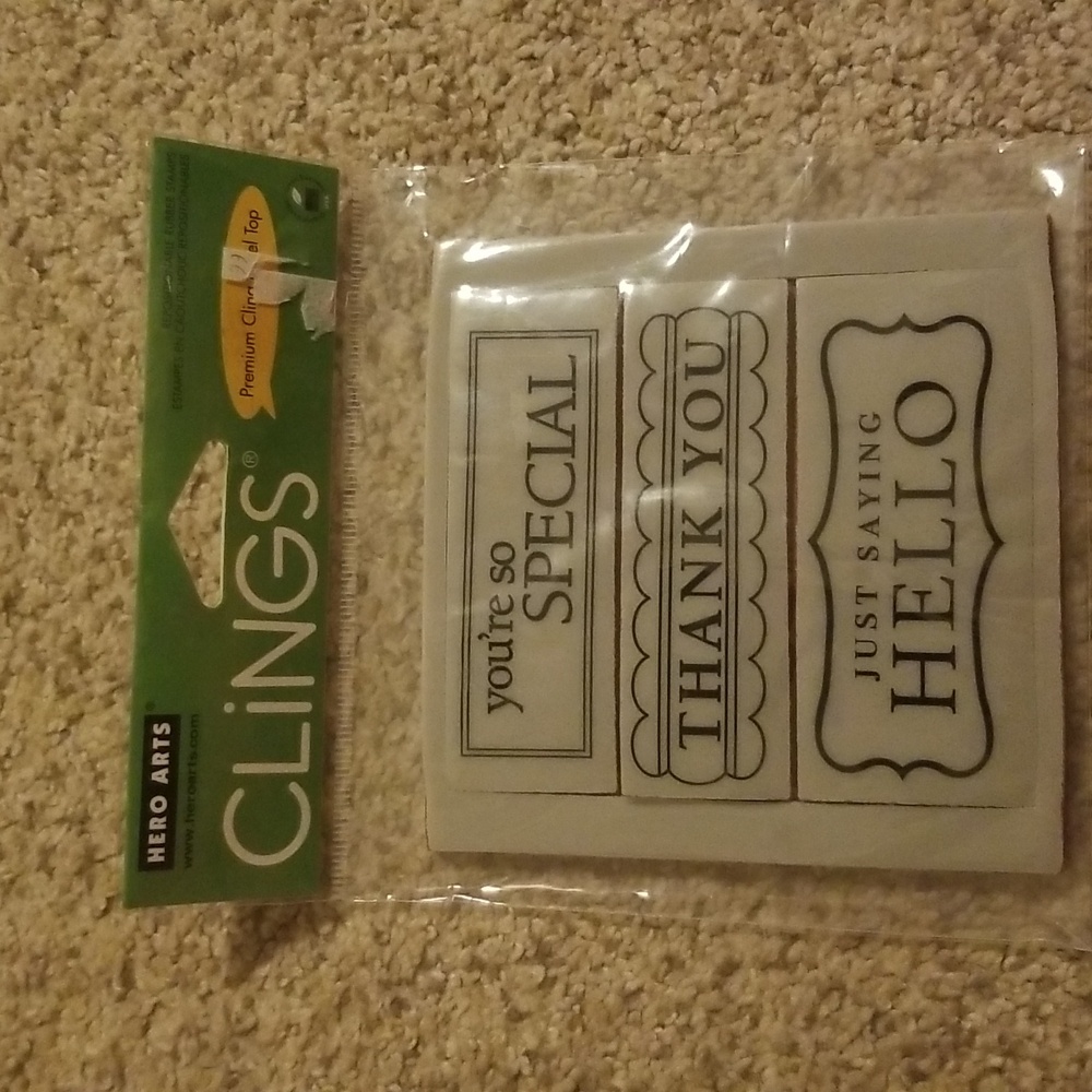 Hero Arts stamp set.